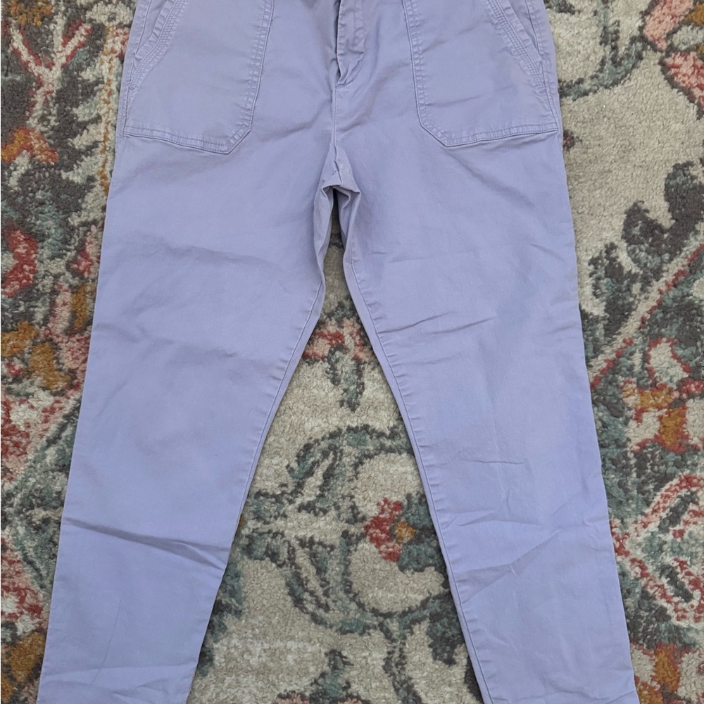 Old Navy Light Purple Chino Pixie Ankle Pants 10